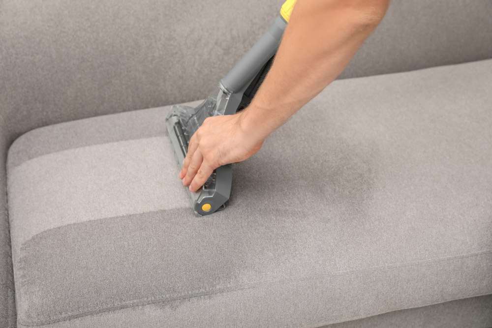 Sofa with Upholstery Cleaner - Carpet Cleaning in Rockhampton, QLD